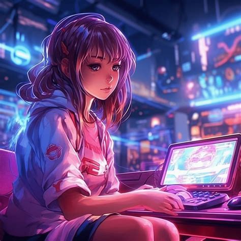 Anime Gamer Girl | Gamer girl, Anime, Gamer