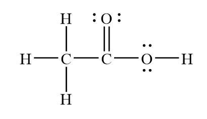 Lewis Structure Of Acetic Acid