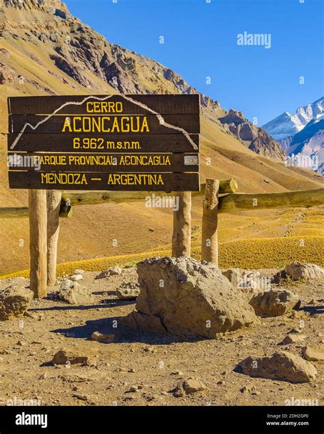 Aconcagua National, Park, Mendoza, Argentina Stock Photo - Alamy