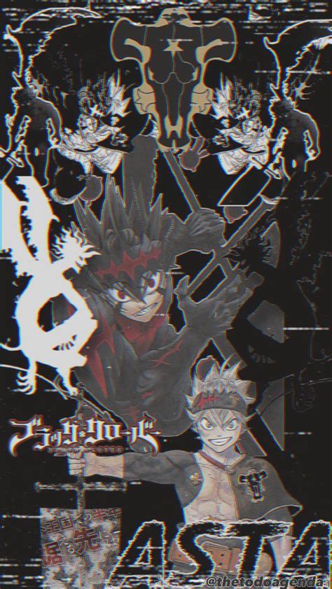 Made this Asta wallpaper for the final black clover episode 🖤🤍 : r ...