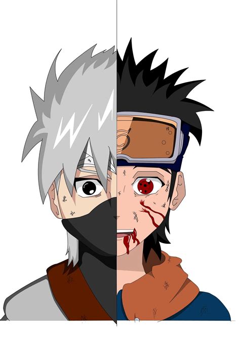 Kakashi And Obito Face