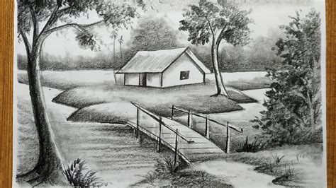 Easy Pencil Drawings For Beginners Scenery - Michael Insead