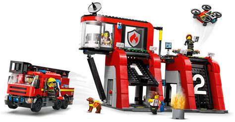 Buy LEGO City - Fire Station with Fire Truck at Mighty Ape NZ