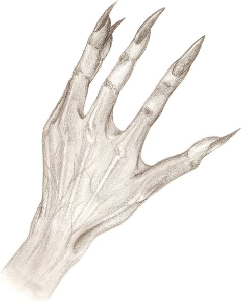 Scary Hand Drawing at PaintingValley.com | Explore collection of Scary ...