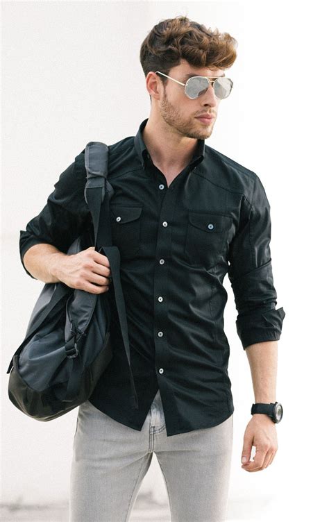 28+ Black Dress Shirt Outfit Mens, Important Concept!