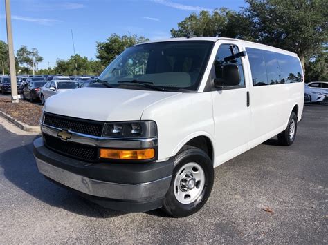 Pre-Owned 2018 Chevrolet Express 3500 LT RWD Extended Passenger Van