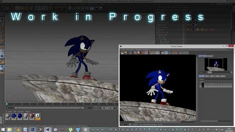 Sonic 06 Cutscene Pose WIP by mateus2014 on DeviantArt