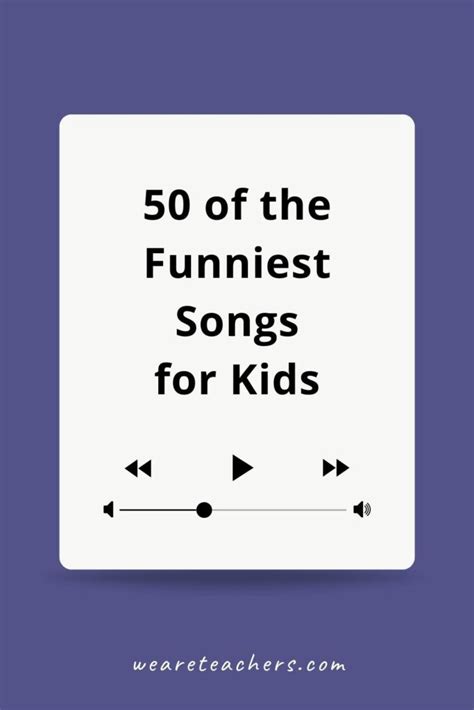 50 of the Best Funny Songs for Kids, Recommended by Teachers