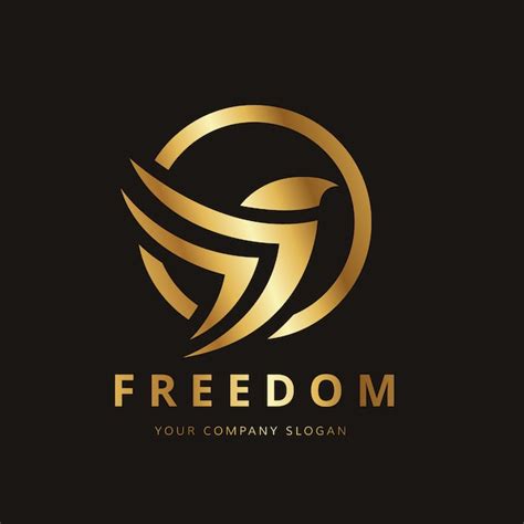 Free Vector | Golden bird logo design