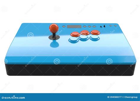 Vintage Arcade Stick with Joystick and Tournament-grade Buttons Stock ...