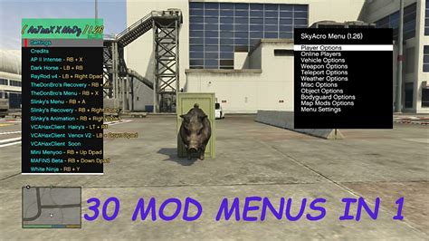 How to install mod menu gta 5 xbox one offline