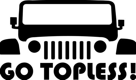 Jeep clipart vinyl decal, Jeep vinyl decal Transparent FREE for ...