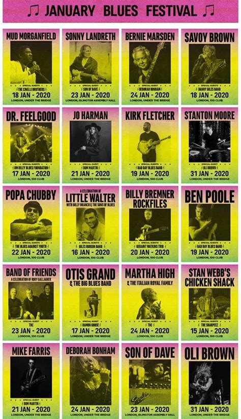 UK & European Blues Festivals Guide 2020