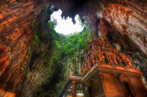 Temple Deep in the Caves, Borneo, Indonesia