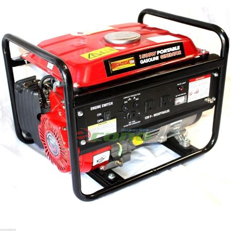 1500 Watts 1500W Portable Gas Generator 110V 10Amp 80cc Egnine EPA ...