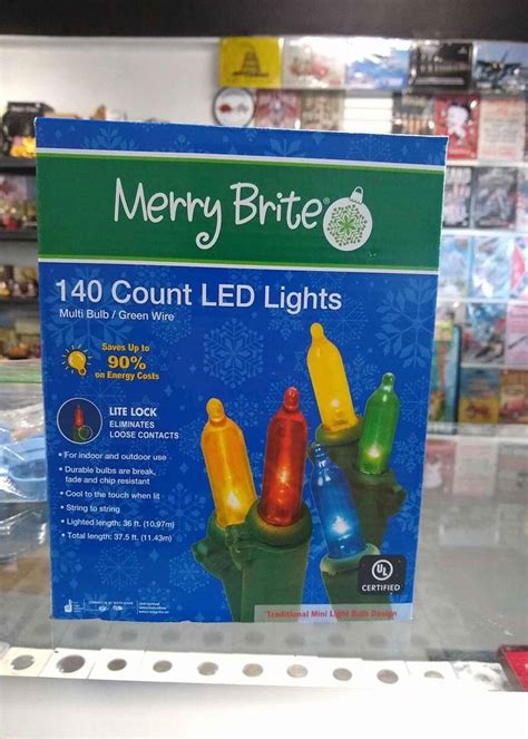 Sold Price: Merry bright 140 count multicolor led lights - Invalid date EST