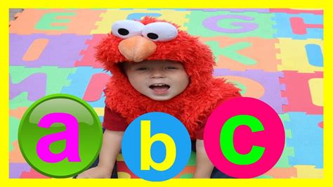 Elmo sings Alphabet Song !!! | ABC song with Elmo Mike:) | Nursery ...