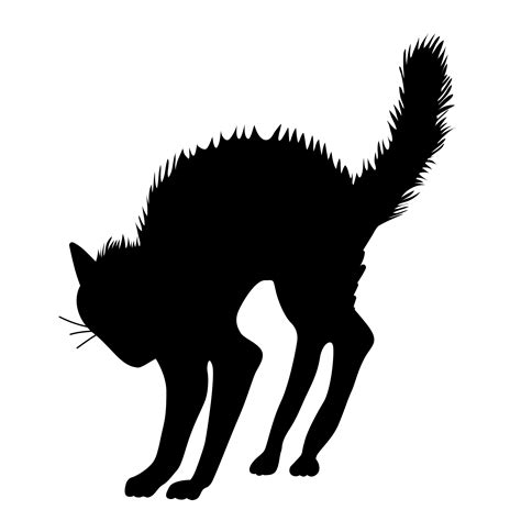 Halloween Cat Silhouette - ClipArt Best