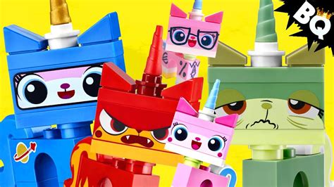 LEGO Movie Unikitty Updated Figure Comparison - BrickQueen - YouTube