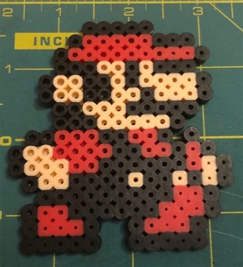 Nintendo Perler Bead 8-bit Pixel Art Mario From Super Mario - Etsy Ireland