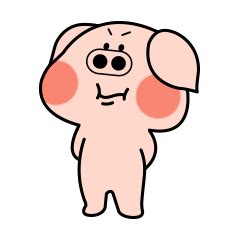 24 Laughing pig expression bag emoji gifs free download | Cute love gif ...