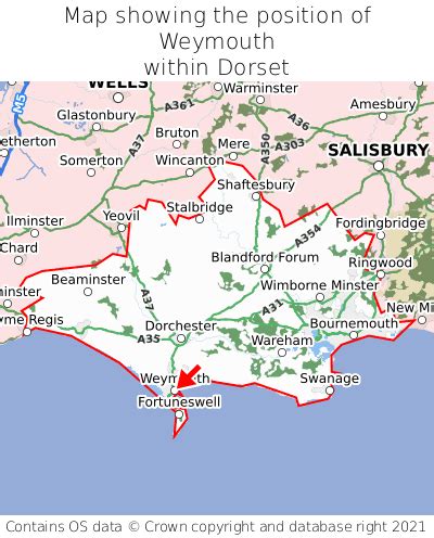 Where is Weymouth? Weymouth on a map