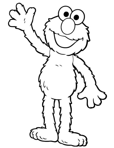 Dibujos de Elmo para colorear. Imprime gratis | WONDER DAY