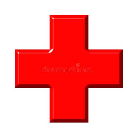 3D Red Cross editorial photo. Illustration of symbolic - 5271581