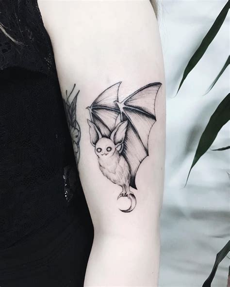 Katya Geta🌙 Tattoo Artist🥀 on Instagram: “🦇Cute Bat 🦇#mysketch # ...