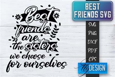 Best Friends SVG | Best Friends Quotes Graphic by flydesignsvg ...