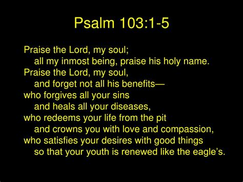 sermon on psalm 103 1 5 - AleighKella