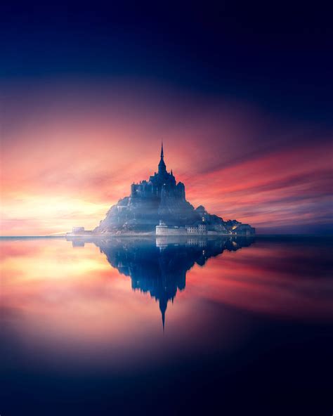 Download "A Stunning View of Mont Saint Michel in France" Wallpaper ...