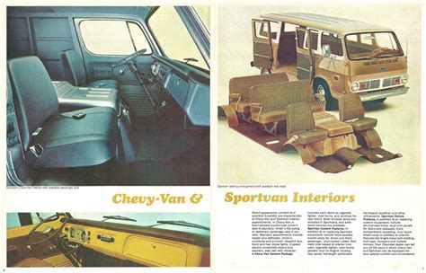 1970 Chevy Van and Sportvan Brochure