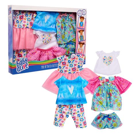 Baby Alive Mix N' Match Outfit Set Doll Clothing - Walmart.com ...