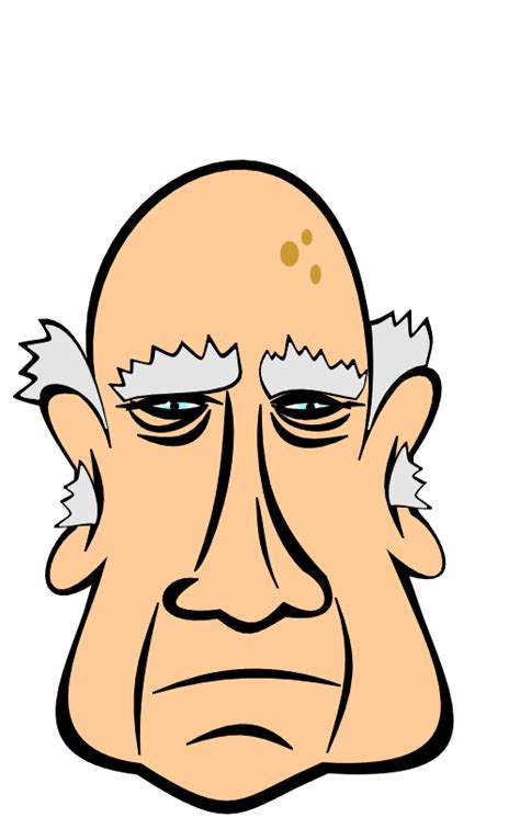 Old Man Cartoon Clip Art