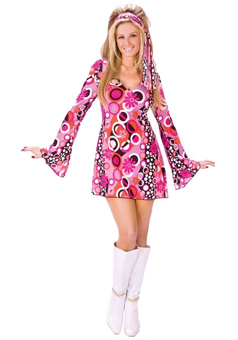 Feelin Groovy Disco Women's Costume Dress | Disco Costumes