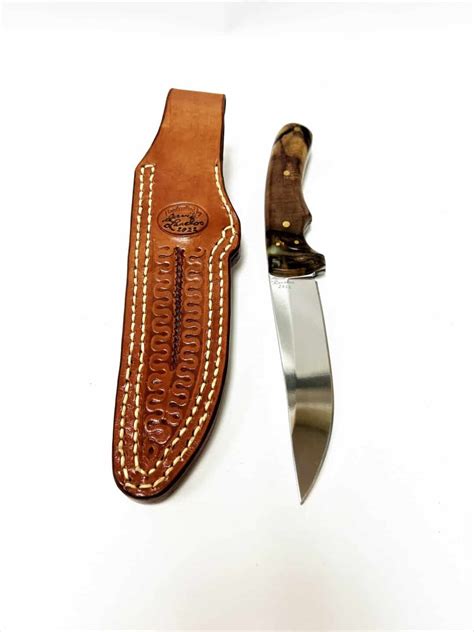 Skinning Knife & Sheath #24 – Bayou Land Leather