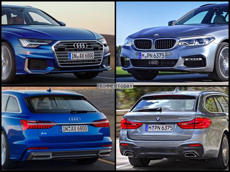 Photo Comparison: BMW 5 Series Touring vs Audi A6 Avant