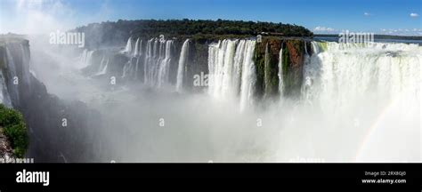 Garganta Del Diablo Devil's Throat Waterfall Panorama, World Famous ...