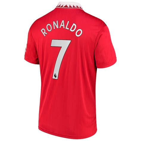 Men's Adidas Manchester United Cristiano Ronaldo 22/23 Home Replica ...