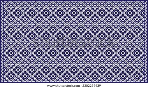 Indonesian Traditional Batik Patterns Palembang South Stock Vector ...