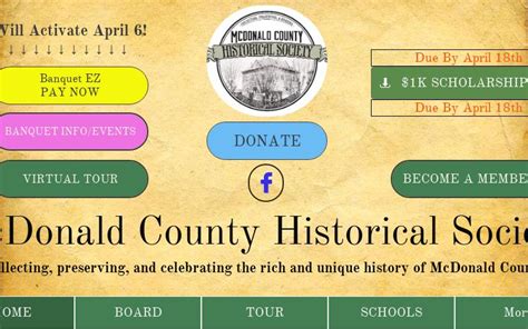 McDonald County Historical Society Home Page