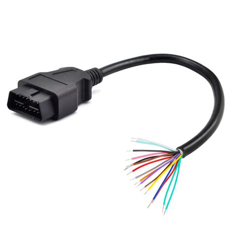 Buy iKKEGOLOBD OBDII J1962 Male Connector to Open Plug Wire, OBD ...