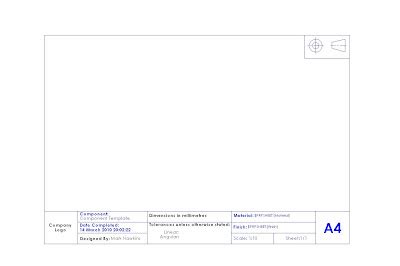 Solid Mechanics - Crane Project: Formal Engineering Drawings Templates