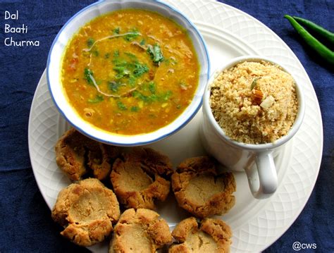 Rajasthani Dal Baati Churma - Cooking With Sapana