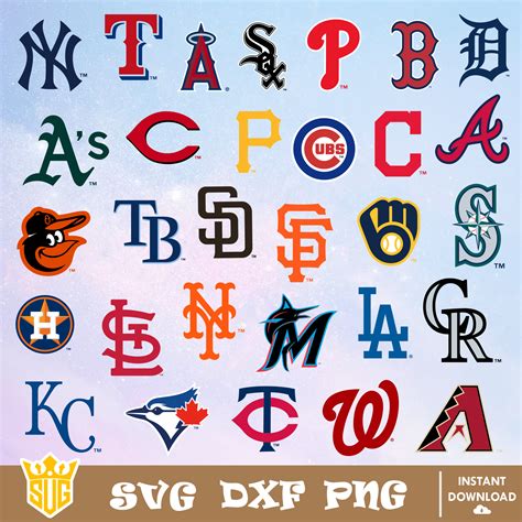 MLB Team Logo SVG, MLB Team SVG, MLB SVG, Baseball Team Svg - Inspire ...