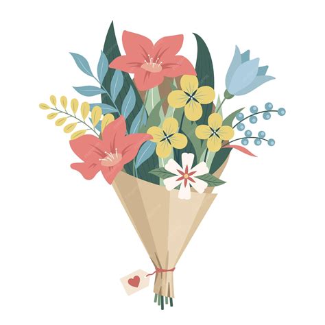 Premium Vector | Flower bouquet