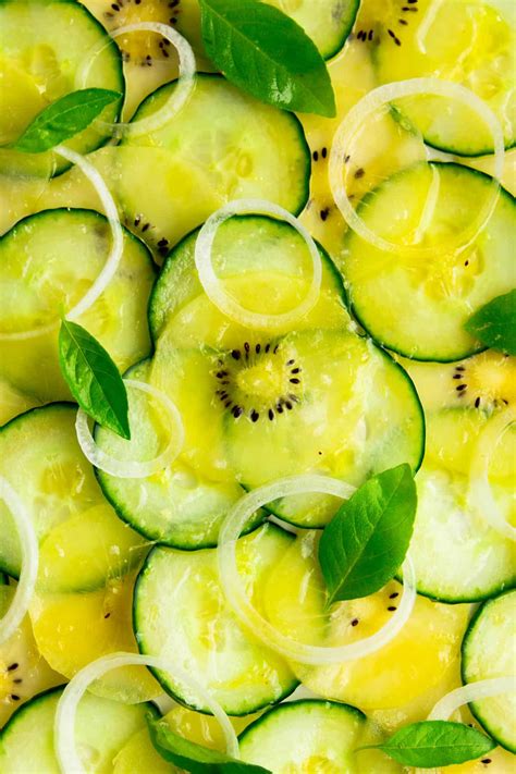 Alain Passard's Cucumber Carpaccio Salad - Braised & Deglazed