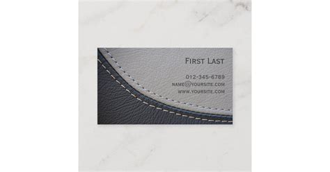 Leather. Business Card | Zazzle