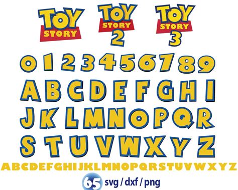 Toy Story Font svg, Toy Story Alphabet svg, Toy Story png - Inspire Uplift